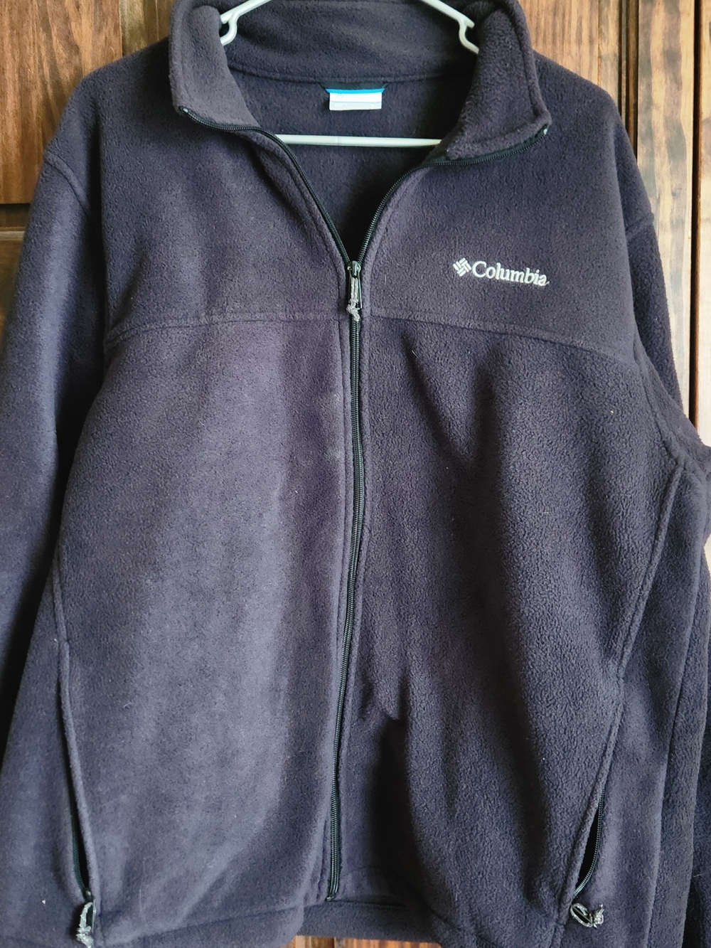 Columbia Men's Black Full-Zip Fleece Jacket